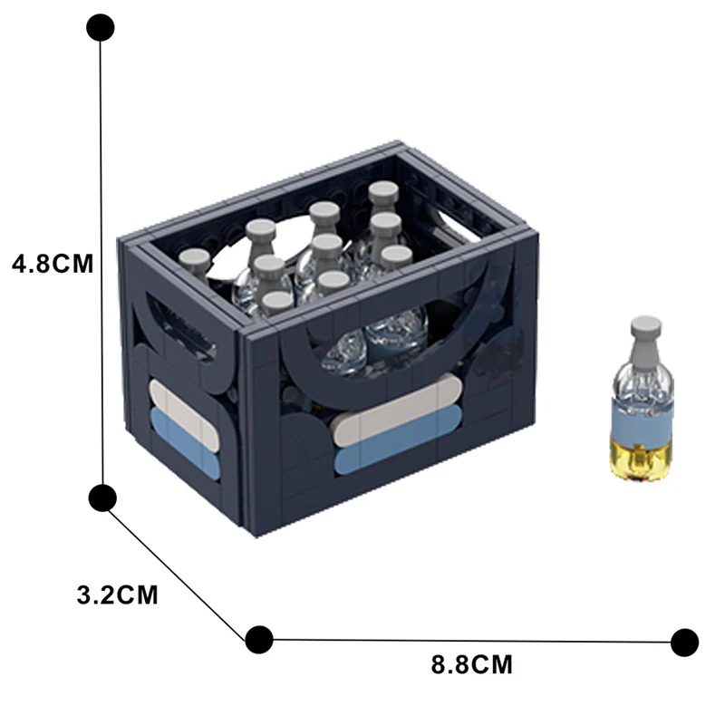 GOBRICKS MOC 141313 Beer crate - YWOBB
