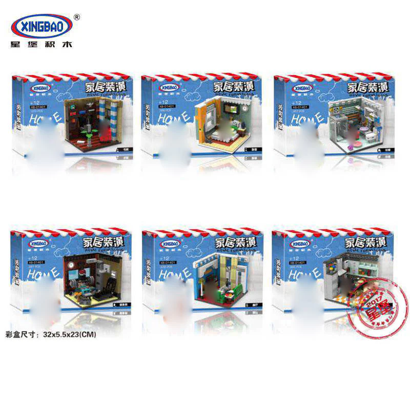 XINGBAO XB-01401 The Living House Set 6 in 1 - YWOBB