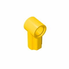 GOBRICKS GDS-916 Axle and Pin Connector Angled #1 - YWOBB