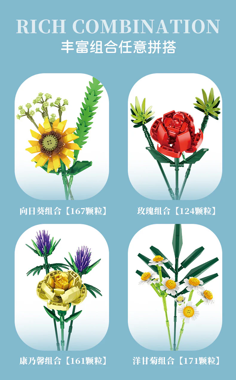 PANLOS 655003-655006 Bouquet - YWOBB