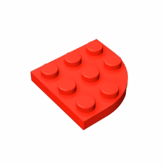 GOBRICKS GDS-570 Round Corner 3 x 3 - YWOBB