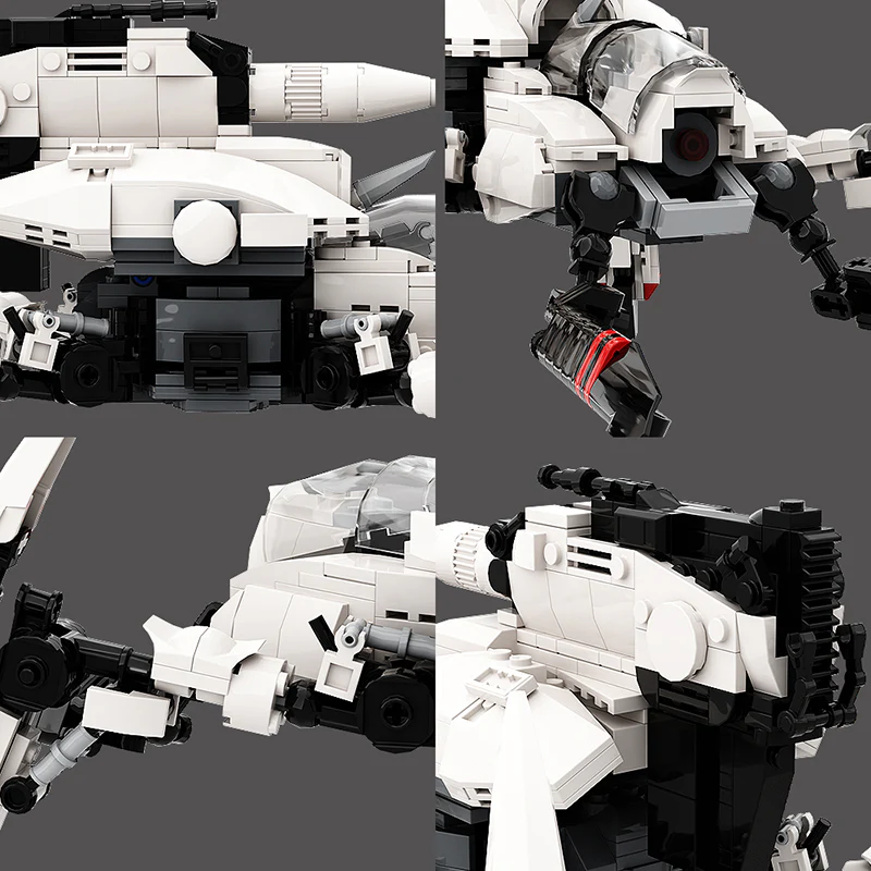 GOBRICKS MOC A1026 non-existent war zone - YWOBB