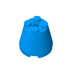 GOBRICKS GDS-1047 Cone 3 x 3 x 2 - YWOBB