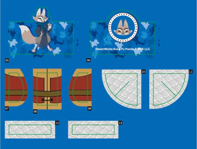 PANTASY 86512 Kung Fu Panda Rocking Car - YWOBB