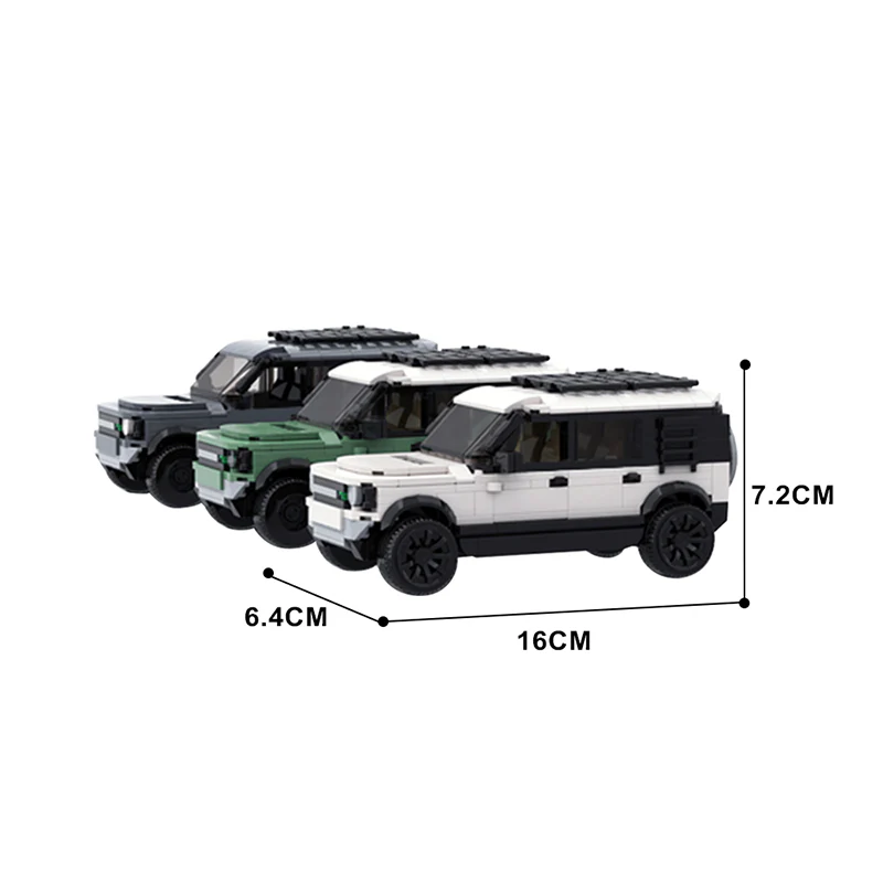 GOBRICKS MOC 84269 Land Rover Defender 110 X P400 - YWOBB