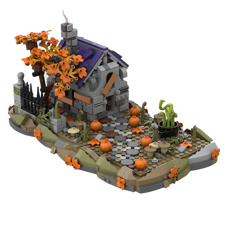 GOBRICKS MOC 118096 Witch House - YWOBB
