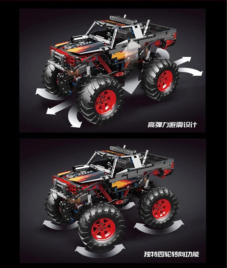 Mould King 18008 Flame Monster - YWOBB