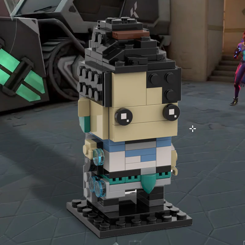 GOBRICKS MOC 121076 VALORANT Sage Brickheadz - YWOBB