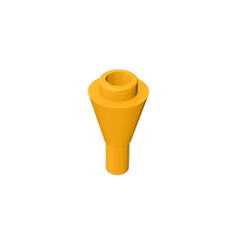 GOBRICKS GDS-1138 Cone 1 x 1 Inverted with Bar - YWOBB