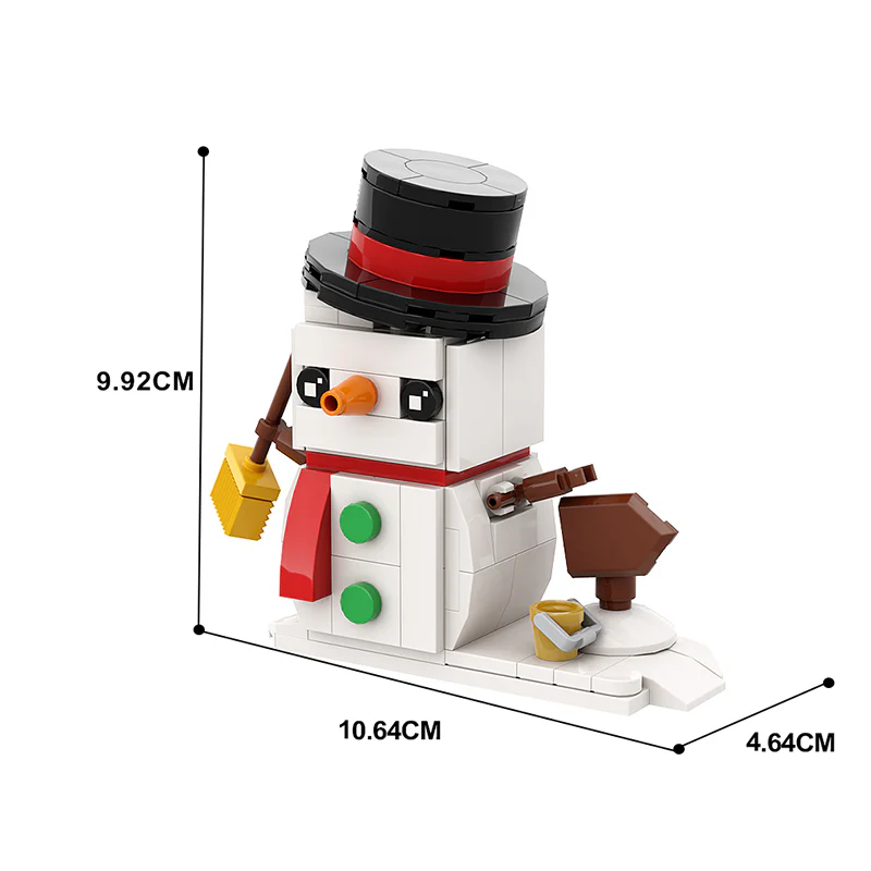 GOBRICKS MOC A0613Y01 Snowman - YWOBB