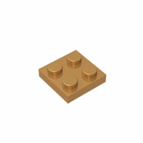 GOBRICKS GDS-509 Plate 2 x 2 - YWOBB