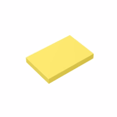 GOBRICKS GDS-1039 Tile 2 x 3 - YWOBB