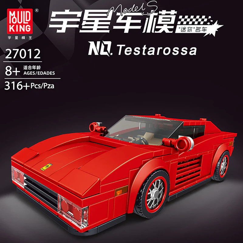 Mould King 27012 Mini Ferrari Supercar - YWOBB