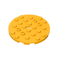 GOBRICKS GDS-843  Round 6 x 6 with Hole - YWOBB