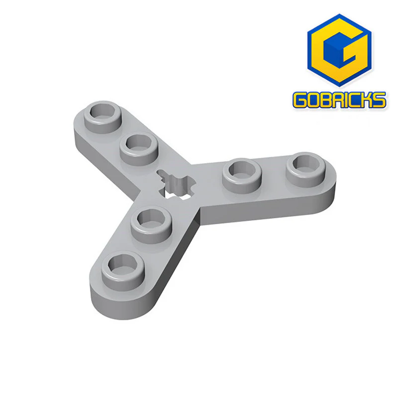 GOBRICKS GDS-983 Plate Rotor 3 Blade with Smooth Ends and 6 Studs - YWOBB