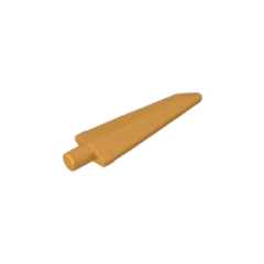GOBRICKS GDS-1582 Weapon Sword Spike Flexible 3.5L with Pin - YWOBB
