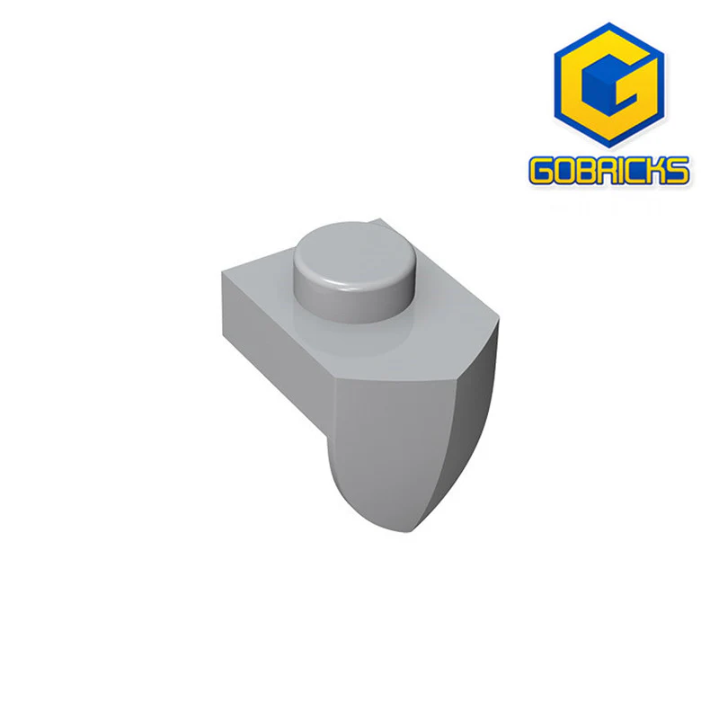 GOBRICKS GDS-869 Modified 1 x 1 with Tooth Vertical - YWOBB
