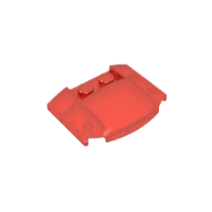 GOBRICKS GDS-1577 Wedge 3 x 4 x 2/3 Triple Curved - YWOBB