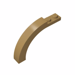 GOBRICKS GDS-720 Arch 1 x 6 x 3 1/3 Curved Top - YWOBB