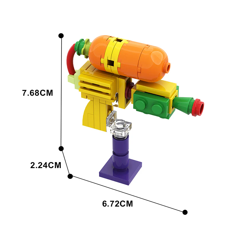 GOBRICKS MOC A0277Y01 water gun - YWOBB