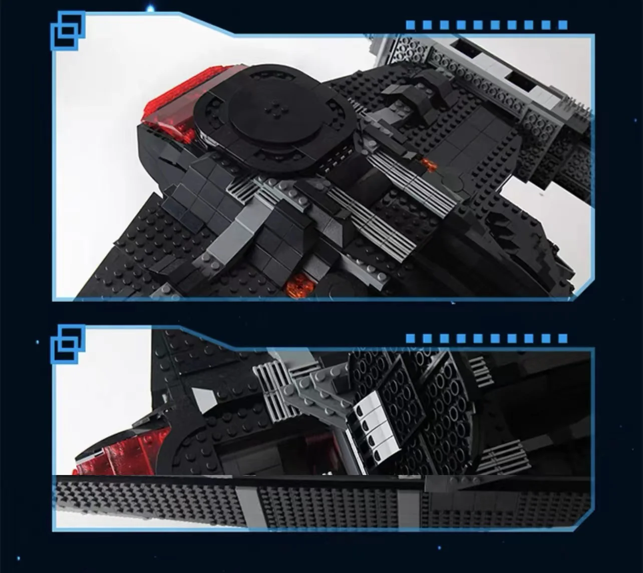 Mould King 21025 KYLO REN TIE FIGTHER OVP US Warehouse Version - YWOBB