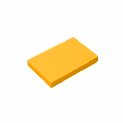 GOBRICKS GDS-1039 Tile 2 x 3 - YWOBB