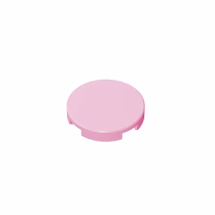 GOBRICKS GDS-611 Round 2 x 2 with Bottom Stud Holder - YWOBB