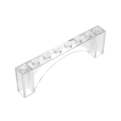 GOBRICKS GDS-677  Arch 1 x 8 x 2  Raised - YWOBB