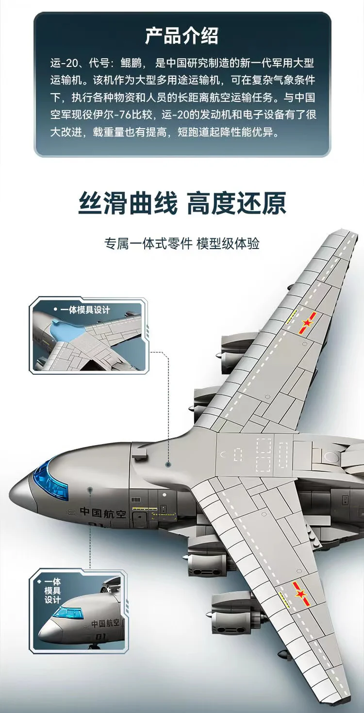 SEMBO 202242 Y-20 large transport aircraft - YWOBB