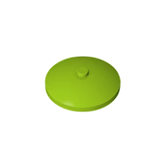 GOBRICKS GDS-945 Dish 4 x 4 Inverted (Radar) with Solid Stud - YWOBB