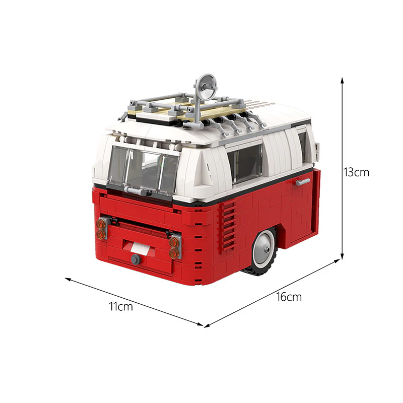 MOC 46121 Caravan / Camping Trailer For 10220 T1 Bus - YWOBB