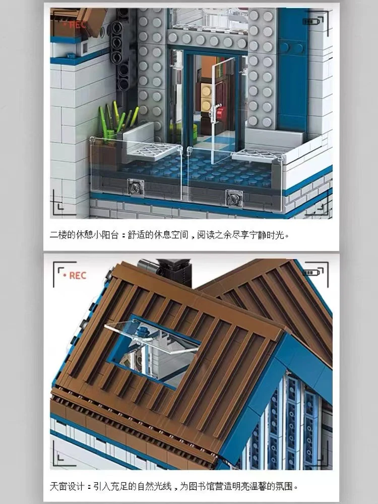 Mould King 16022 Modern Library - YWOBB
