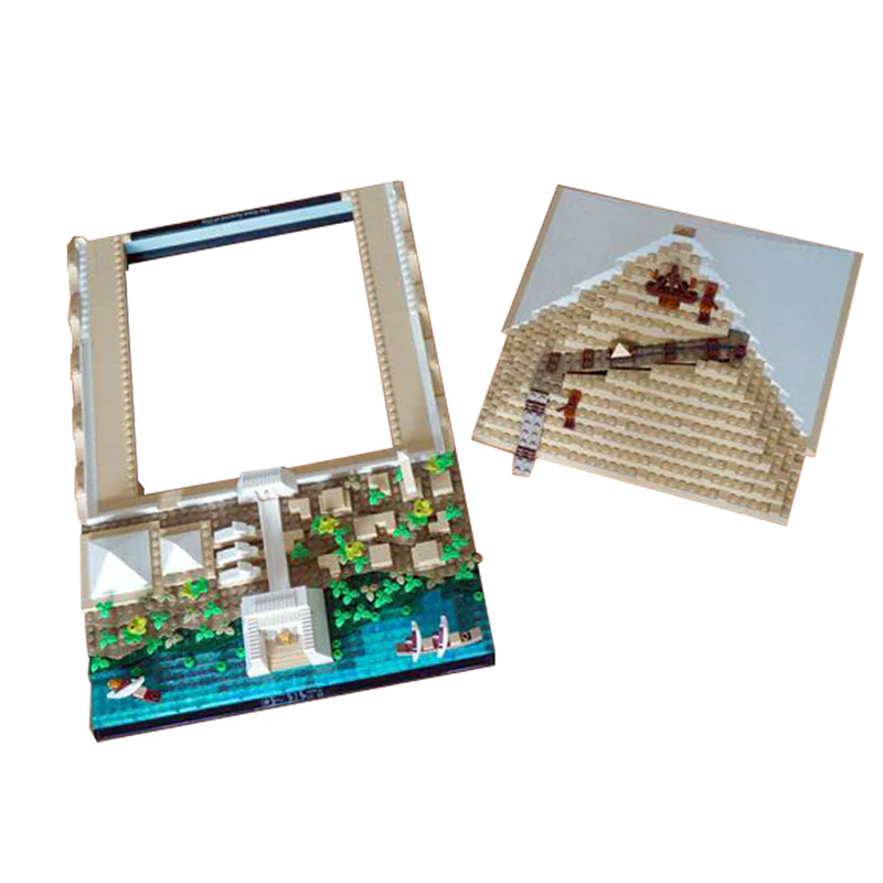 GOBRICKS MOC 116457 Building of the Great Pyramid - YWOBB
