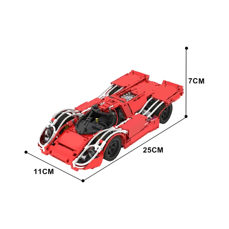 GOBRICKS MOC 32980 Porsche 917K No.23 - YWOBB
