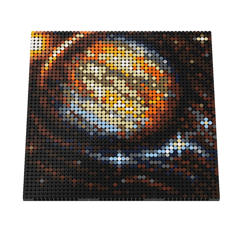 GOBRICKS MOC A0321Y01 Space Canvas - Night Sky - YWOBB