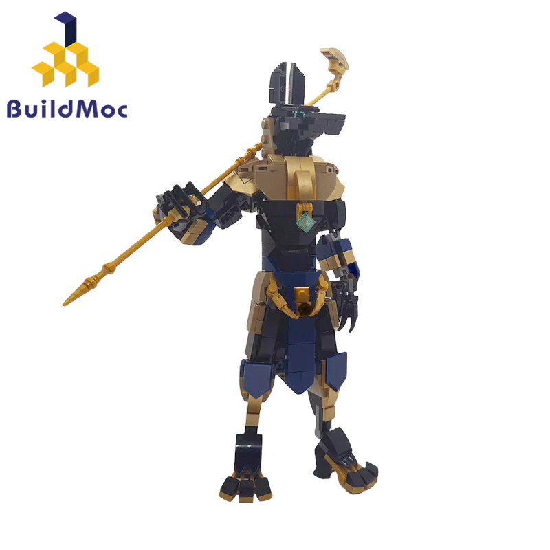 MOC 112777 Anu Lord Of The Underworld Egyptian Mythology The God Of Death Hu Wolf God Pyramid - YWOBB