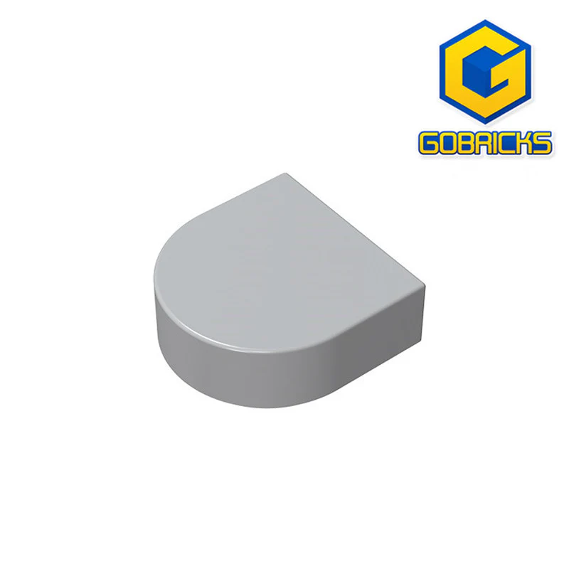 GOBRICKS GDS-1292 Round 1 x 1 Half Circle Extended - YWOBB