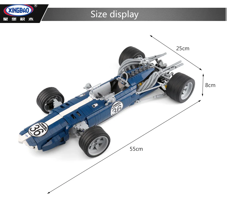 XINGBAO XB-03022 The Blue Racing Car - YWOBB