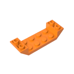 GOBRICKS GDS-687  Inverted 45 6 x 2 Double with 2 x 4 Cutout - YWOBB