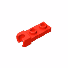 GOBRICKS GDS-851  Modified 1 x 2 with Small Tow Ball Socket on End - YWOBB