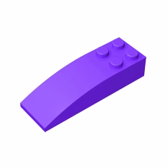 GOBRICKS GDS-753  Curved 6 x 2 - YWOBB