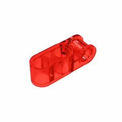 GOBRICKS GDS-936 Axle and Pin Connector Perpendicular 3L with 2 Pin Holes - YWOBB
