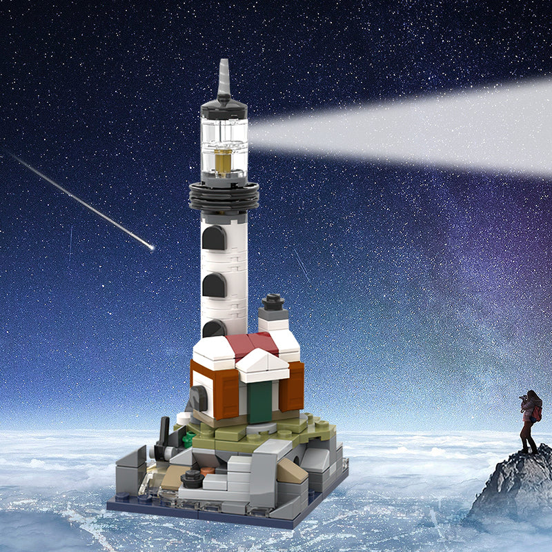 GOBRICKS MOC 125439 Mini 21335 Lighthouse - YWOBB