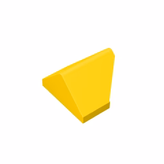 GOBRICKS GDS-1063 Slope 45 2 x 1 Double / Inverted - YWOBB