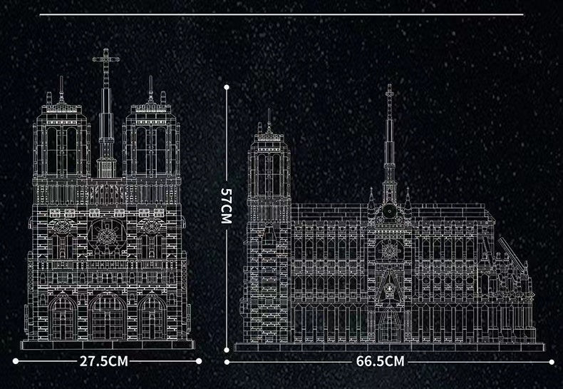 Reobrix 66016 Cathedral of Notre-Dame - YWOBB