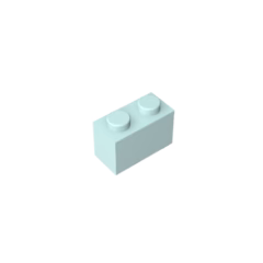 GOBRICKS GDS-1545 Brick 1 x 2 without Bottom Tube - YWOBB