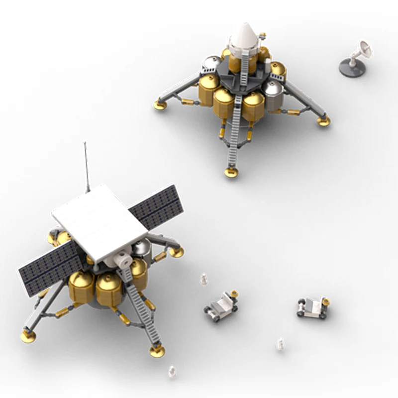 GOBRICKS MOC 100723 First Lunar Outpost Habitat - YWOBB