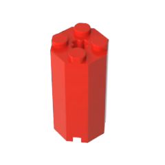 GOBRICKS GDS-2073 Brick Modified Octagonal 2 x 2 x 3 1/3 - YWOBB