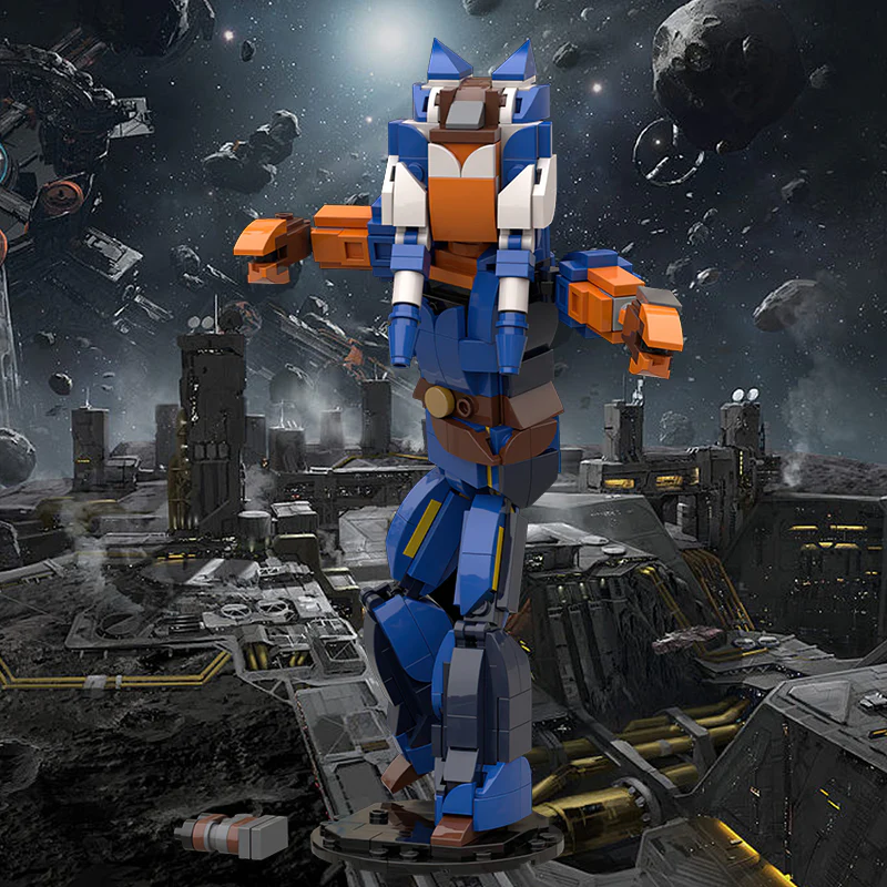 GOBRICKS MOC 73665 Ahsoka Tano action figure from The Clone Wars - YWOBB