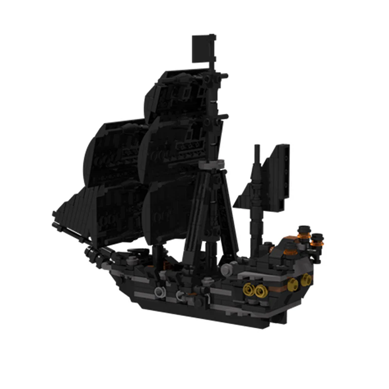 GOBRICKS MOC 145843 Mini The Black Pearl - YWOBB